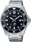 Casio MDV106 Series | Unisex Analog Watch | 200M WR | Stainless Steel Case | Resin Band | 2 Hand Analog (HR, Min, SEC) | Date Display | Screw Down Crown/Screw Down Caseback | 3 Year Battery,