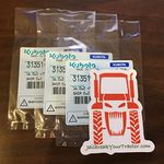 Kubota Boost Hydraulic Pressure Adjustment Shims for Kubota BX B L +25% Power