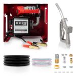 12V Wall Mounted Diesel Transfer Fuel Pump Kit 12V - With Fuel Meter