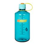 Nalgene Tritan 32 oz Narrow Mouth BPA-Free Water Bottle, Cerulean