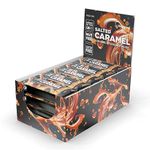 Getbuzzing Salted Caramel Flapjack - Healthy Snack & Energy Bars - Running, Gym, Cycling - Made in The UK - Date Pack of 20