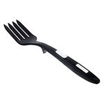 IMIKEYA Silicone Cooking Fork Dinner Forks Nonstick Cookware Salad Servers Eating Fork Fruit Mix