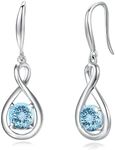 FANCIME Aquamarine Dangle Drop Earr