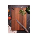 BStudiobySR® Edge Grain Chopping Board | 8 * 12 * 0.75 INCH | Teakwood Cutting Board | Vegetables, Meat, Cheese Cutting | Food Grade Finish with Mineral Oil and Beeswax (S)