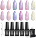 Beetles Pearl Gel Nail Polish Set 6