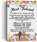 to My Best Friend Canvas Painting F