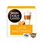 NESCAFÉ Dolce Gusto Latte Macchiato Coffee Pods (Pack of 3, Total 90 Capsules)