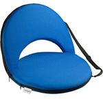 Alpcour Folding Stadium Seat – Deluxe 6-Position Reclining Waterproof Cushion Chair for Bleachers w/Storage Pocket, Shoulder Carry Strap & Thick Back w/Extra Padding for Superior Support & Comfort