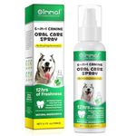 JSBNQRMZ Dog Oral Spray,150ml Dog Breath Freshener Dental Care,Clean Teeth, Healthy Gums & Fresh Breath - Natural Dog plaque remover & tartar remover for teeth,No Brushing Needed