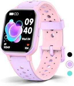 MgaoLo Kids Smart Watch for Boys Girls,Games Fitness Tracker with Heart Rate Sleep Monitor,20 Sport Modes Activity Tracker with Pedometer Steps Calories Counter for Fitbit Android iPhone (Purple)