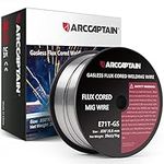 Flux Core Welding Wire, ARCCAPTAIN E71T-GS .030" 2-Pound Spool Gasless Carbon Steel Mig Welding Wire