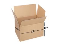 Box Brother 3 Ply Brown Corrugated Box Packing box Size: 12x10x8 Length 12 inch Width 10 inch Height 8 inch Shipping box Courier Box (Pack of 10)