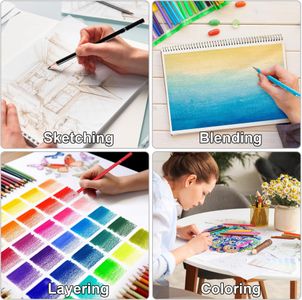 KALOUR 72-Color Pencil Set – Artist Drawing Colored Pencils