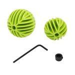 EMILYPRO Flex Shank Installer Drill Bit Guide Tools/Cable Bit Bumper Balls for 1/4" Shank/in-Wall Drill Guide Kit 1-3/4" & 2-5/16" - S/4