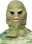 Smiffys Universal Monsters Creature From The Black Lagoon Latex Mask, Adults Overhead Green Mask, Official License Mask with Scale Details, Perfect for Halloween and Themed Parties