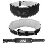 USI UNIVERSAL THE UNBEATABLE 790SL4 Leather Weight Lifting Belt, Leather & Metal Construction, Suede Leather Lining, 4" Weight Belt for Deadlift, Squat & Weightlifting for Men & Women (LARGE)