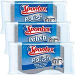 Spontex Stainless Steel Cleaner - Stainless Steel Cleaner - Cleans and Polishes - Ideal for Stainless Steel Pots and Surfaces (P