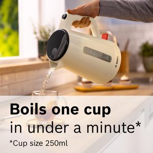 Bosch MyMoment Electric Kettle 1.7L – Cream