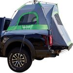 Golabs Truck Bed Tent for 5.5-6.5 Ft Bed, Pre-assembled Design for 5-Minute Easy Setup, Waterproof PU2000mm, 2-Person Portable with Extra Rainfly Cover for Camping & Outdoor, Includes Storage Bag Gray