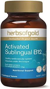 Herbs of Gold Activated Sublingual B12 75 Tablets, 75 count