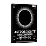 Neenah Astrobrights Color Cardstock, Letter 8.5 x 11 Inches, 65 Pound Cover, Eclipse Black, 100 Sheets (22024)