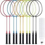 10 Packs Badminton Rackets Set with