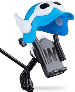 DETACHI Motorbike Phone Holder Helmet Design, UV Protection, Rain Proof, Flexible & Adjustable Angle, Easy to Use, Universal Anti-Slip Mobile Mount for Bikes & Scooters, Secure Handlebar Stand