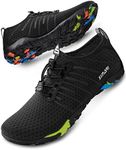 SIMARI Unisex Water Sports Shoes Barefoot Slip-on Indoor Outdoor Sports Activities Summer 208 Black