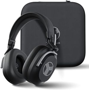 TREBLAB U5 - Hybrid Active Noise Cancelling Headphones Over-Ear Bluetooth 5.3, 55H Battery, Deep Bass, Multipoint, IPX4, Foldable, Mic for Calls, Wireless Headphones Foldable for Travel, Gym, Work