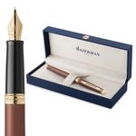 Waterman Hémisphère Fountain Pen | Copper Red (The Understated Edit Collection) | Fine Nib with Blue Ink | Gift Box