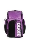 ARENA Spiky III Backpack 45 Swimming Athlete Sports Gym Rucksack Large Training Gear Equipment Swim Bag for Men and Women, 45 Liters, Purple