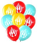 Carnival Circus Tent Balloons (16 pcs) by Nerdy Words