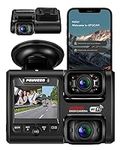 PRUVEEO Dash Cam, Front and Inside 