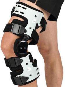 Orthomen OA Unloader Knee Brace, Adjustable Metal Medial & Lateral Valgus Knee Support,Osteoarthritis,Arthritis Pain Relief and Bone on Bone for Men & Women, Left
