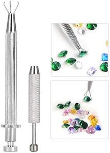 YUYTE Pinza Avvita Palline per Piercing, Attrezzo con 4 Artigli per la Raccolta e Posizionamento di Perline, Gemme, Viti Piccole, Ideale per la Riparazione di Gioielli, Orologi e Occhiali