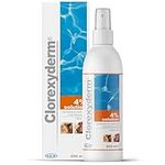 ICF Clorexyderm® 4% Antiseptic Spray for Dogs & Cats - Antibacterial & Antifungal Care for Itchy Skin Relief - 200 ml