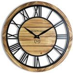 24 Inch Farmhouse Wall Clock Large 