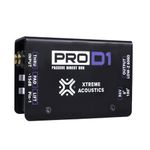 Xtreme Acoustics Di1 Pro - Professional Audio Passive Mono Direct Box | 1/4” Input | Balanced Xlr Output | Low Distortion | (black)