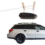 HARKEN - Cargo Box Overhead Garage Storage Hoist System, 145lb max load,16ft.Ceiling, Self-Leveling, Safe Anti-Drop, Easy One-Person Operation, Smart Garage Organization - Model 7803.16