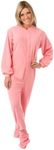 Big Feet Pajama's Pink Micro-Polar 