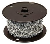 16 Gauge Nickel Jack Chain - 50 Ft. Roll