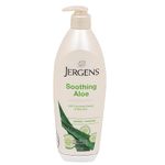 Jergens Soothing Aloe Refreshing Body Lotion, Aloe Vera Body and Hand Moisturizer, Illuminating Hydralucence Blend, with Cucumber Extract, Dermatologist Tested, 600ml