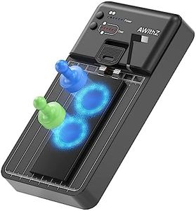 Saldatore a Punti,AWithZ Saldatrice a Punti per Batterie DIY con la piattaforma di funzionamento di precisione,11 ingranaggi regolabile della batteria del telefono cellulare di riparazione (Nero)