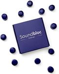 Soundbloc Earplugs™ - Ear Plugs for Sleep - Custom Fit Noise Cancelling Reusable Soft Silicone, 27dB Sound Reduction - Swimming, Travel, Focus, Work. (Midnight, Medium - Large)