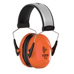 Sonis Compact Low Profile Extra Visibility Adjustable Ear Defenders 32dB SNR (JSP AEB030-0B1-D00)