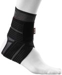 Shock Doctor Ankle Sleeve with Compression Wrap Support (Black, Large)