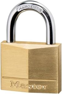 Master Lock 140D Padlock, 1 Pack, Brass