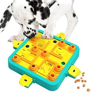 LACCEN Giocattoli Puzzle per Cani, Giocattoli Interattivi per Cani di Livello 3 in 1, Gioco di Intelligenza per Cani di Taglia Grande, Media e Piccola