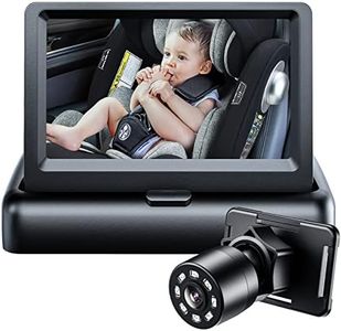 Itomoro Baby Car Mirror, View Infant in Rear Facing Seat with Wide Crystal Clear View,USB Easy Install baby car monitor 1080p, AML017-USB