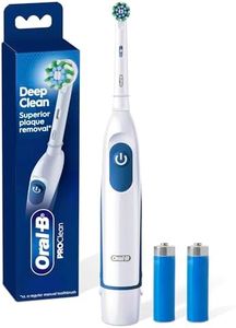 Oral-B Pro 100 3D White, Battery Toothbrush, White